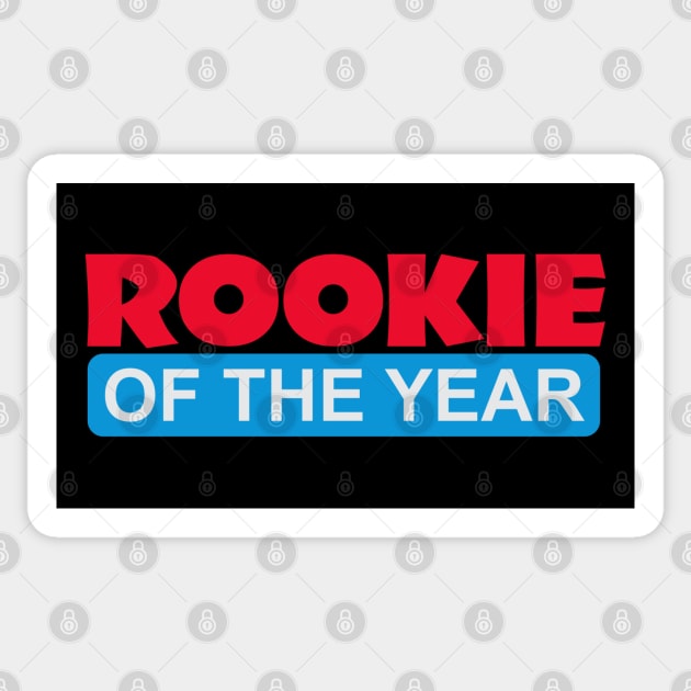 Rookie of the Year Sticker by Dale Preston Design